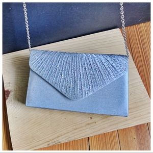 Sparkling Silver Mini Purse/Clutch